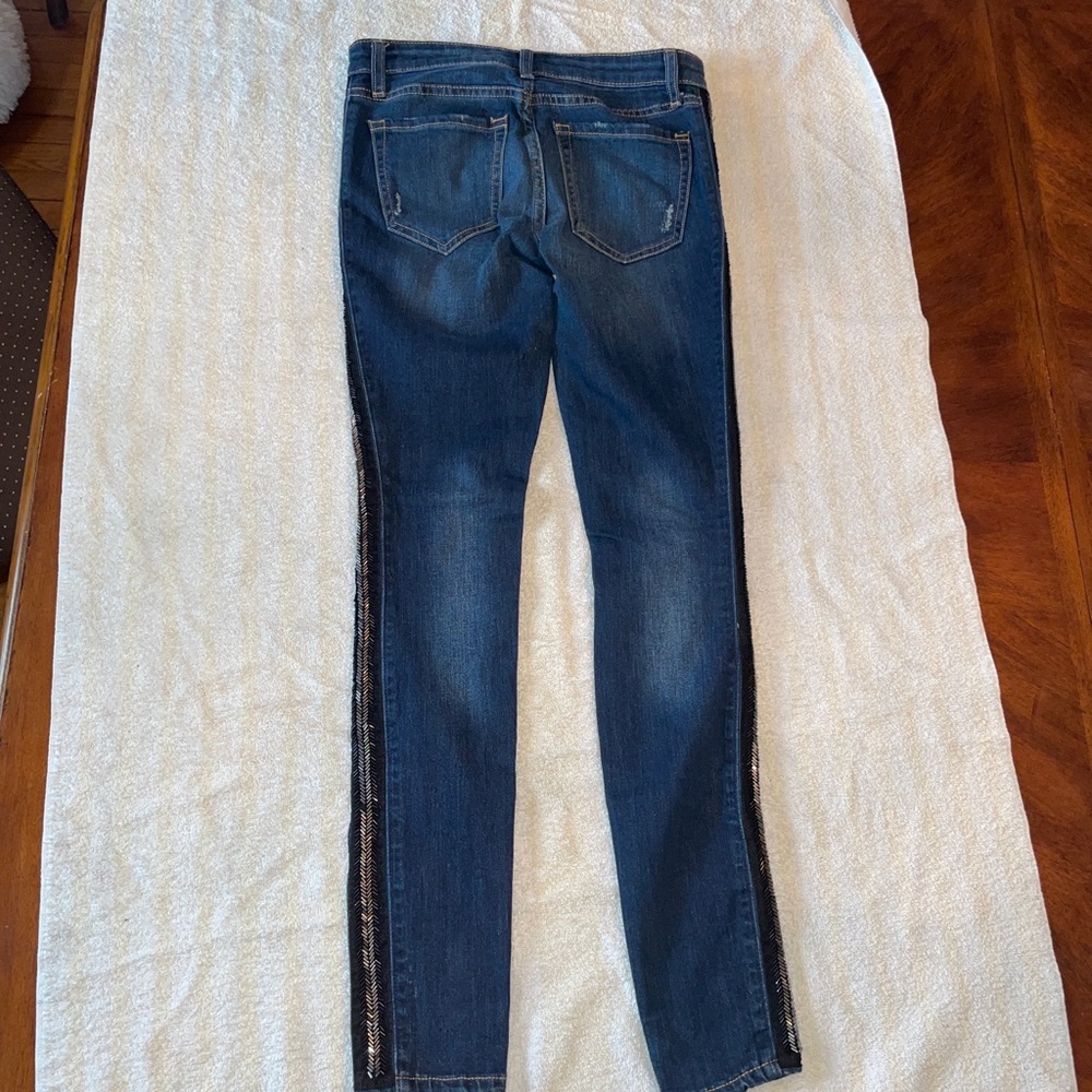 Gap ladies size 0/25 leggings with piping - Picture 5 of 7
